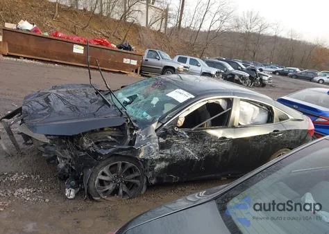 2020 Honda Civic Sport из США, поврежденный, VIN 19XFC2F89LE208416